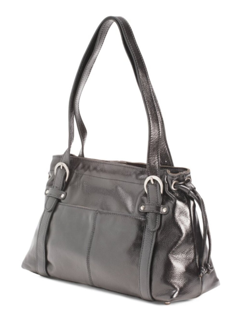 PATRICIA NASH Leather Catalina Large Satchel With Suede Lining - Picture 4 of 4